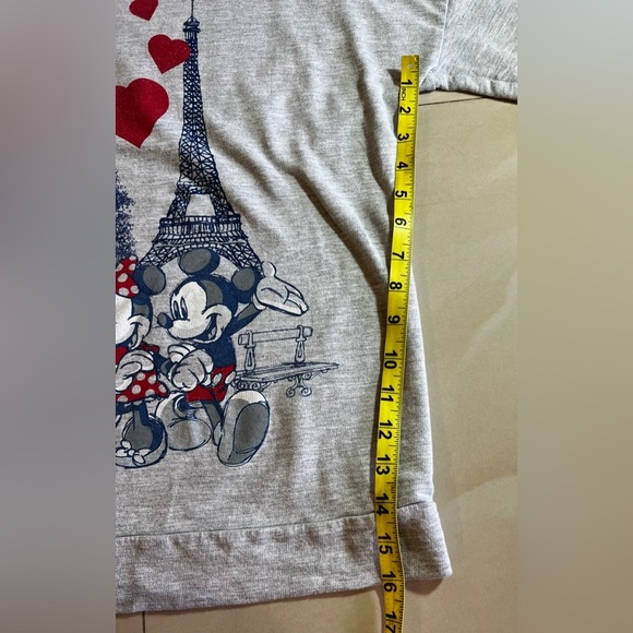 Disney Parks Epcot Paris Long Sleeve, Size XL Mikey, Minnie gray T-shirt  cotton - Picture 10 of 16